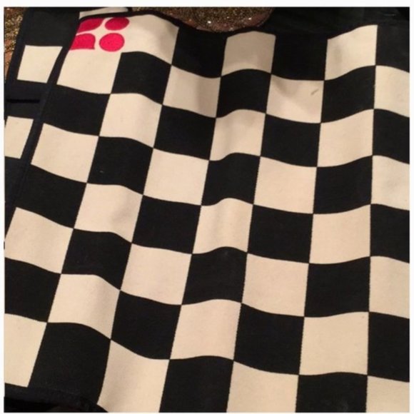kate spade RARE COLLECTORS george game tote bag checkers tic tac toe nwt - Picture 6 of 7